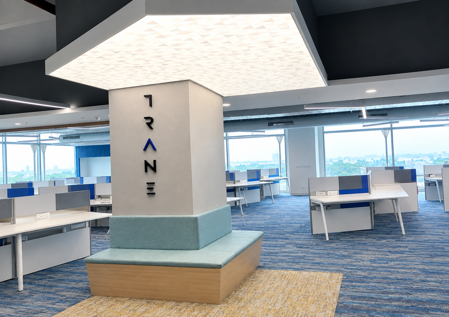 Trane Corporate Office — ICEIL Stretch Ceiling Bangalore