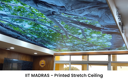 IIT Madras printed stretch ceiling