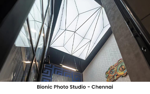 Bionic Photo Studio Chennai stretch ceiling