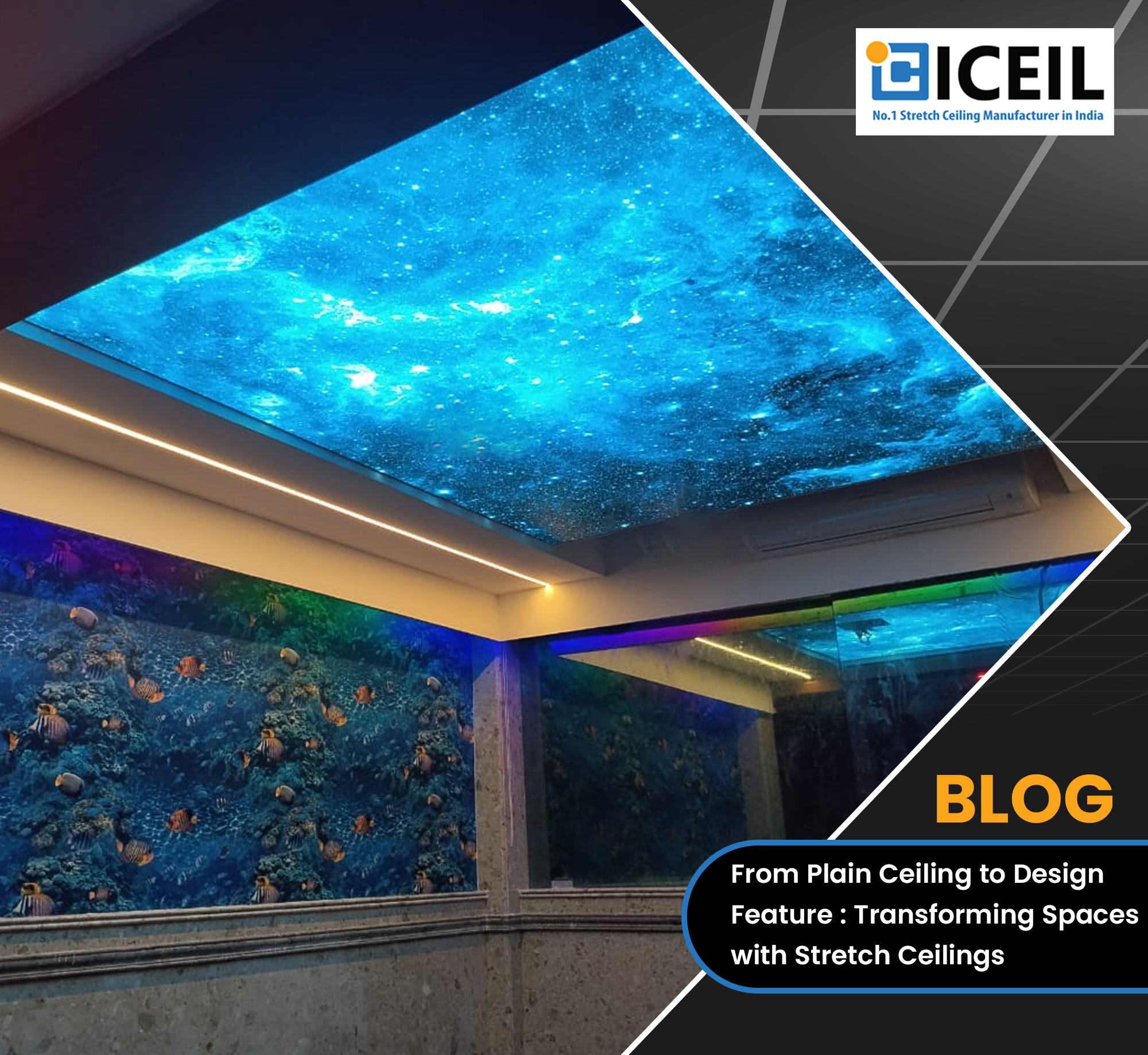 The Power of Stretch Ceilings in Crafting Iconic Interior Spaces