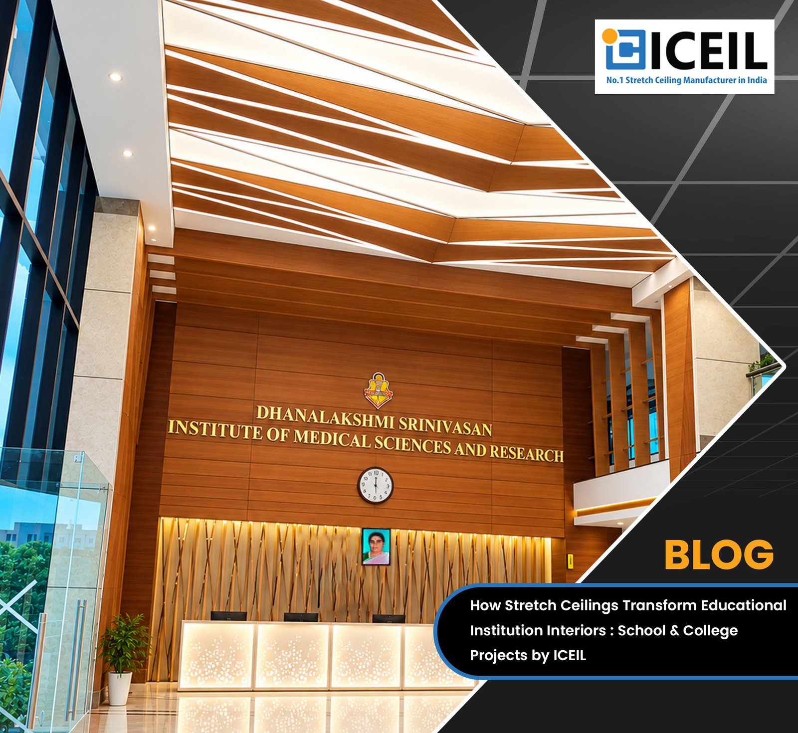 How Stretch Ceilings Transform Educational Institution Interiors: School & College Projects by ICEIL